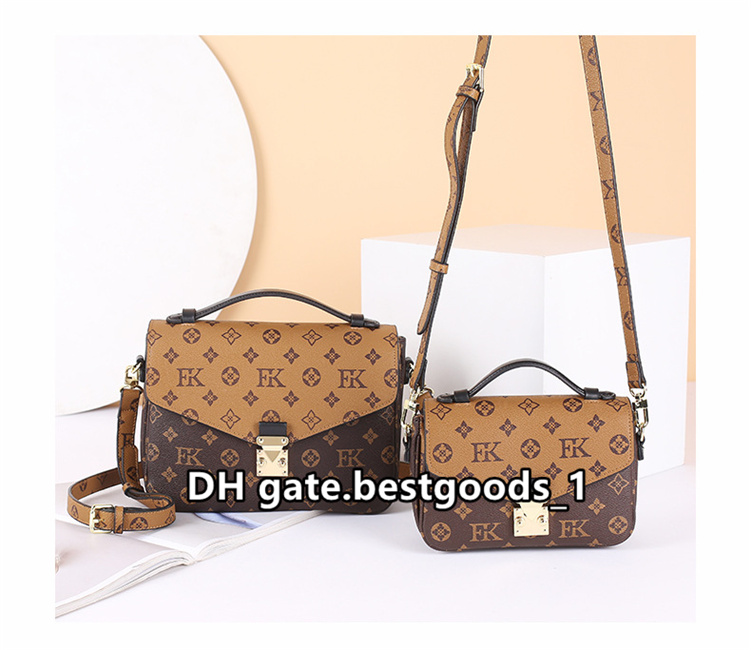 

Women Luxurys Designers Bags 2021 Handbags Crossbody Diagonal Retro Print Zipper Soft Flap Multi Pochette Shoulder Messenger Bag Genuine Rea