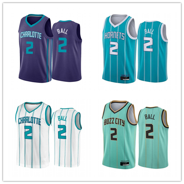 

2021 LaMelo Ball Charlotte Hornets Mint Green City Basketball Jersey, Black;red