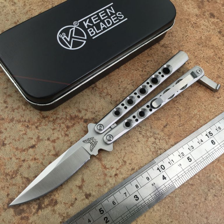 

The most classic THEONE Benchmade BM31 balisong butterfly flail free swing knife 440C Sharp blade camping outdoor tool EDC knives BM knives