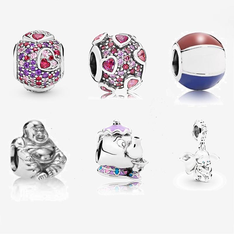 

Other 2021 High-quality 925 Sterling Silver Asymmetric Heart, Full Of Love Charm, Classic All-match Beads Are Gifts For Girlfriend