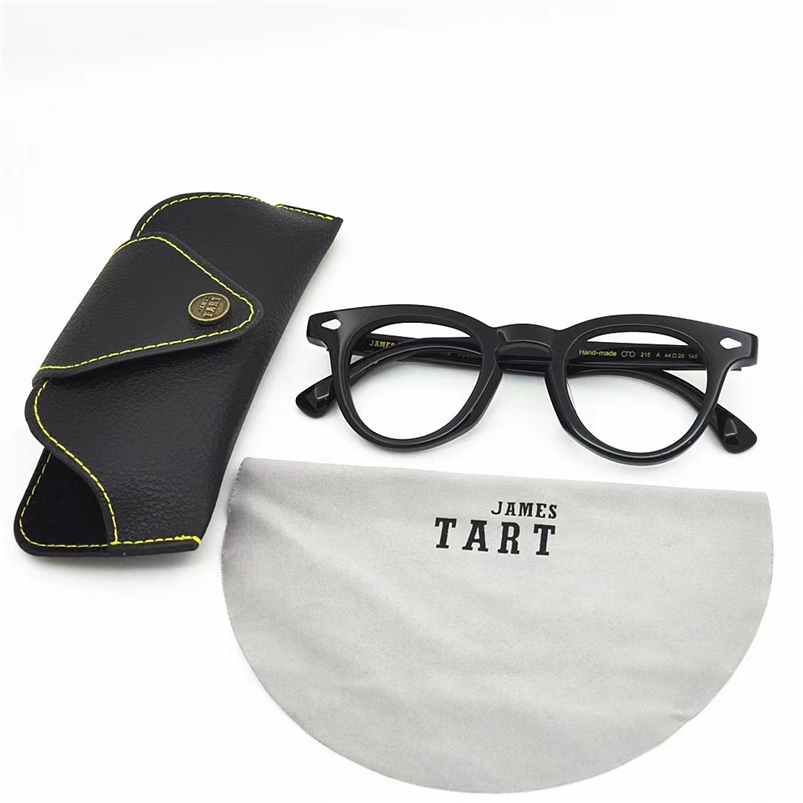 

JAMES TART 215 Optical EYEGLASSES For Unisex Retro Style Anti-blue Light Lens Plate Round Full Frame With Box