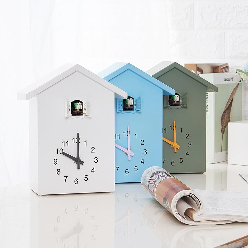 

Wall Clocks Clock Bird Cuckoo Quartz Home Decor Living Room Horologe Timer Office Decoration Gifts Hanging Watch