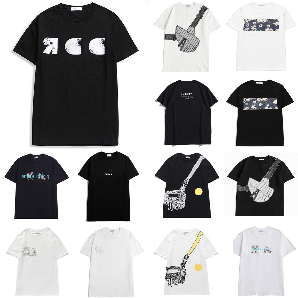

70ss Mens Women Designers Shirt Fashion Men S Casual T Shirts Man Clothing Street Designer d Shorts Sleeve 2021 Clothes Tshirts, White;black