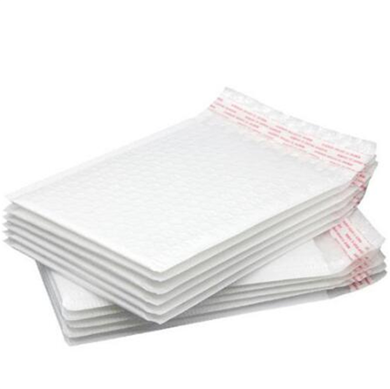 

2021 new White Bubble Mylar Cushioning Wrap Mailing Edibles Bag Pearl Film Envelope Courier Bags Waterproof Packaging