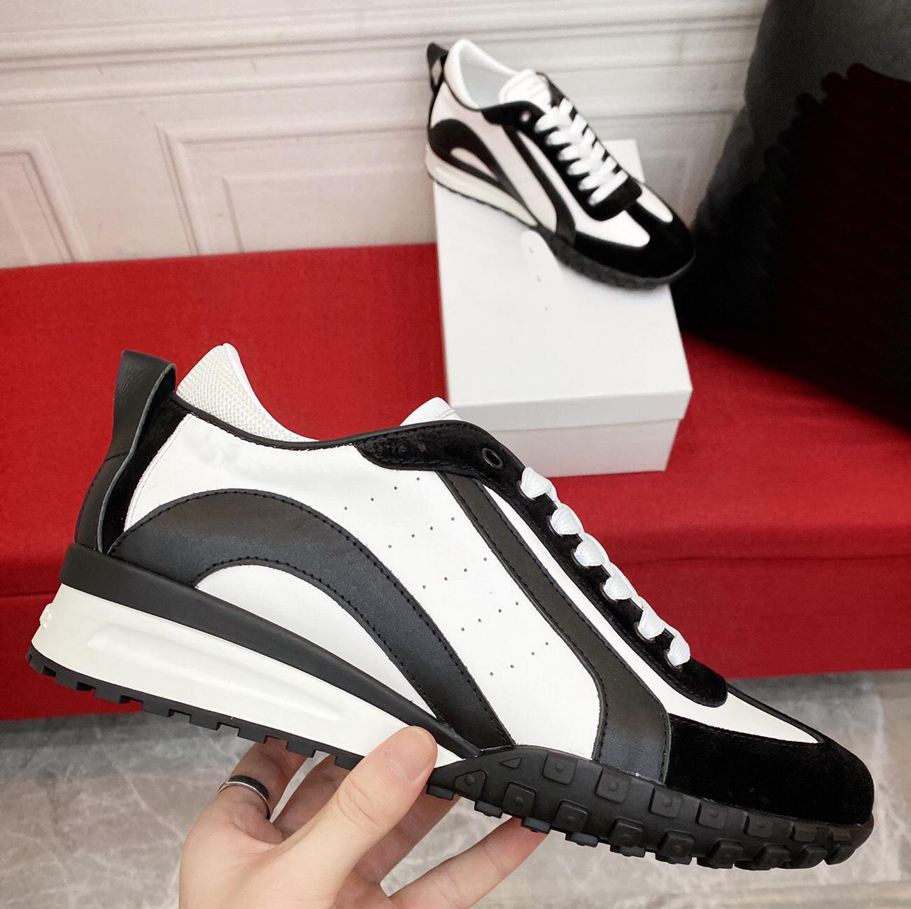 

Running Shoes men's D2 chaussures de designer Letter sports Casual dsq squared Casual Maple Leaf Patter