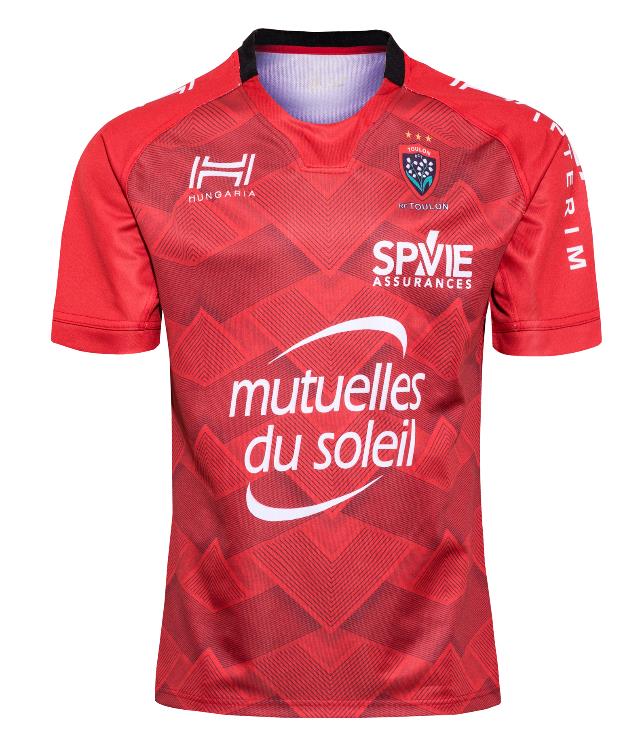 

2021 France Toulon Rugby jersey alternate shirts home red League, Black;gray