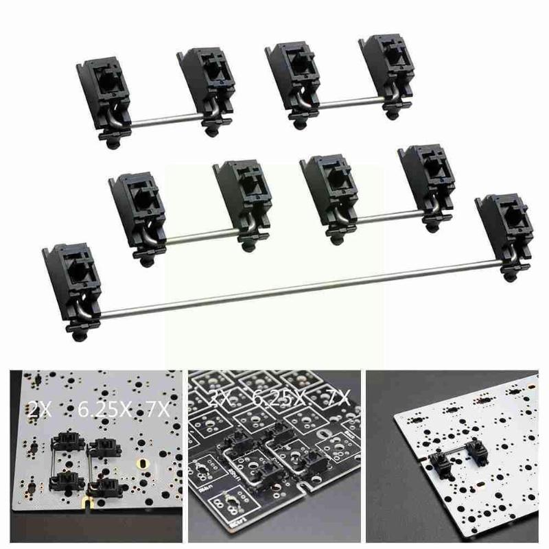 

Keyboards 5/8PCS Customization PCB Satellite Axis For CHERRY OEM Black Mechanical Modifier Keyboard Mounted 2u Stabilizers Plate Key N2K8