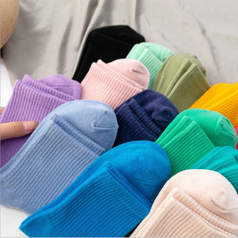 Ankle Socks Skateboard Cotton Blend Chaussette Homme Fashion Women European USA Hip Hop Street Crew Meias Funny Sockss-image-438917674