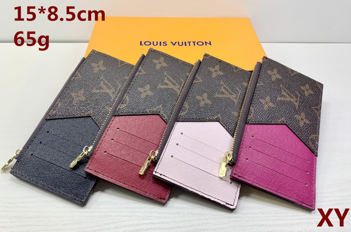 

2021 new fashion men's and women's old flower long wallet clutch bag dinnerbag 01