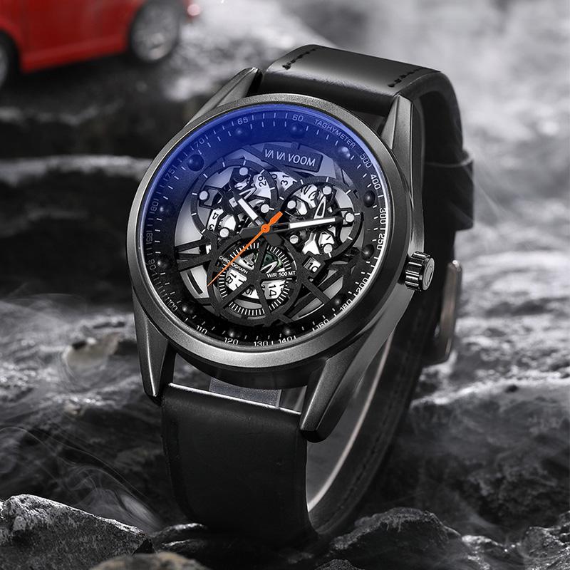 

Wristwatches Men Fashion Sport Watch Waterproof Leather Clocks Army Quartz G Watches Mens 2021 Hodinky Drop Relogio Masculino, Va222h-2