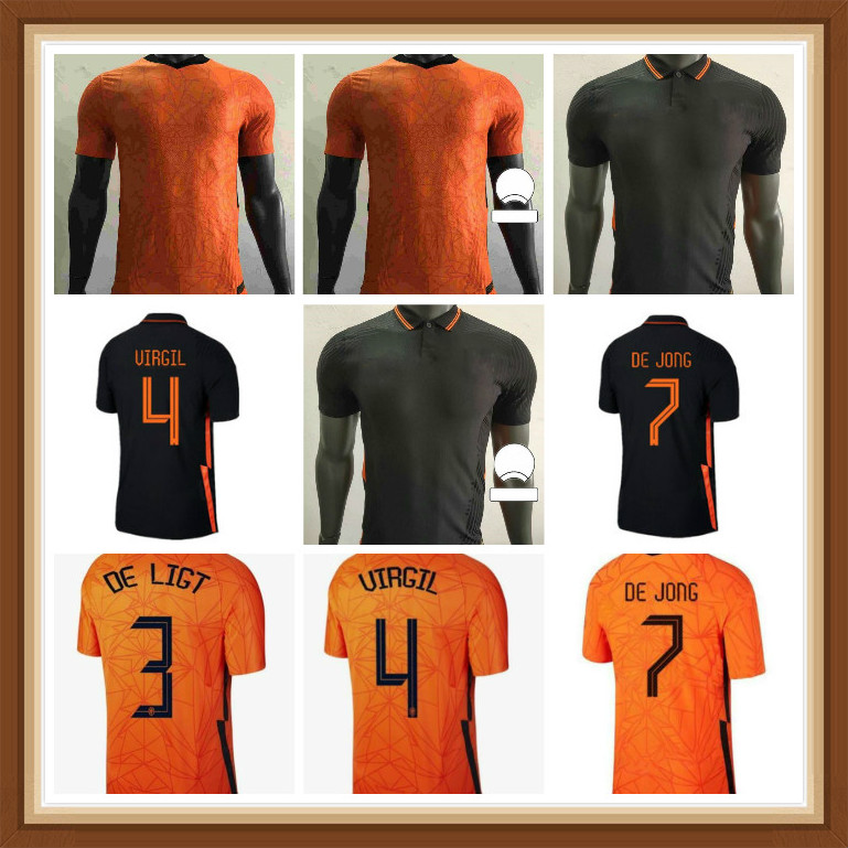 

MEMPHIS 21 22 soccer jerseys Player version DE JONG DELIGT STROOTMAN VAN DIJK VIRGIL 2021 2022 football shirt Adult, Black