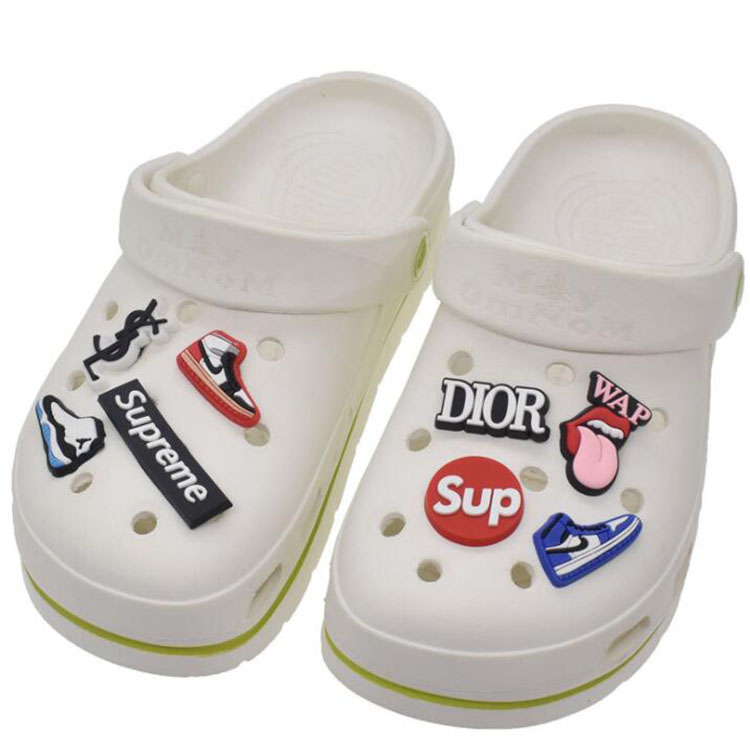 

sport shoe shape Croc charms pvc soft rubber shoecharms Clog buckle jibz xmas birthday gift