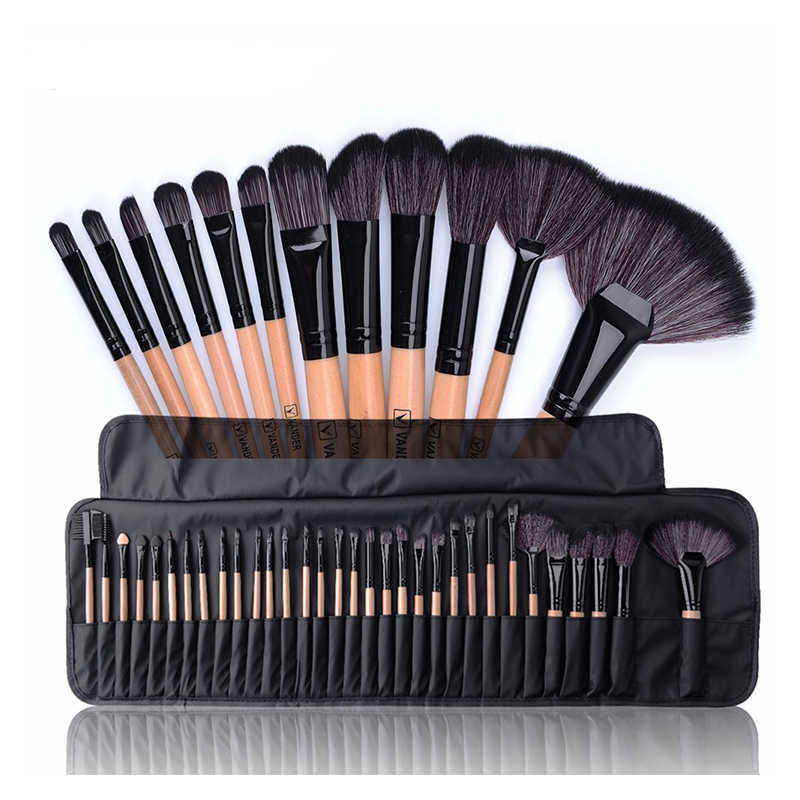 

32pcs Professional Makeup Brushes Set Make Up Powder Brush Pinceaux maquillage Beauty Cosmetic Tools Kit Eyeshadow Lip Brush Bag CX200717