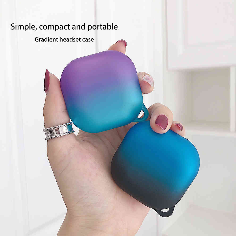 

For Galaxy buds Pro Gradient Earphone Case hard PC Headset Funda Samsung sleeve shell Charging Bag
