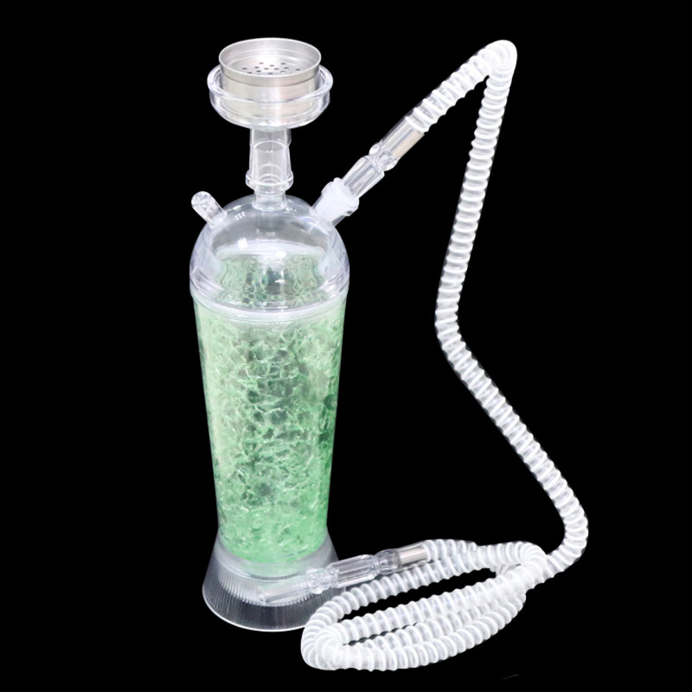 

Arab shisha hookah with LED light complete set of acrylic water pipe