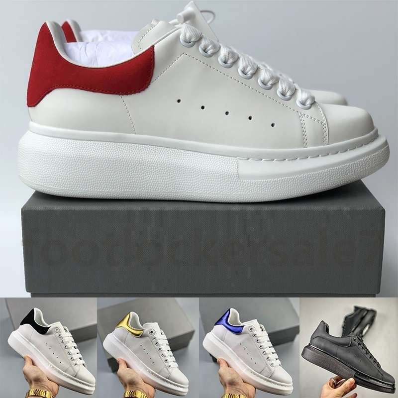 

2021 Women\rSneakers Luxurys\rDesigners Mens Casual Shoes Golden Black White Leather Womens Platform Trainers Oversized\r Loafers Chunky