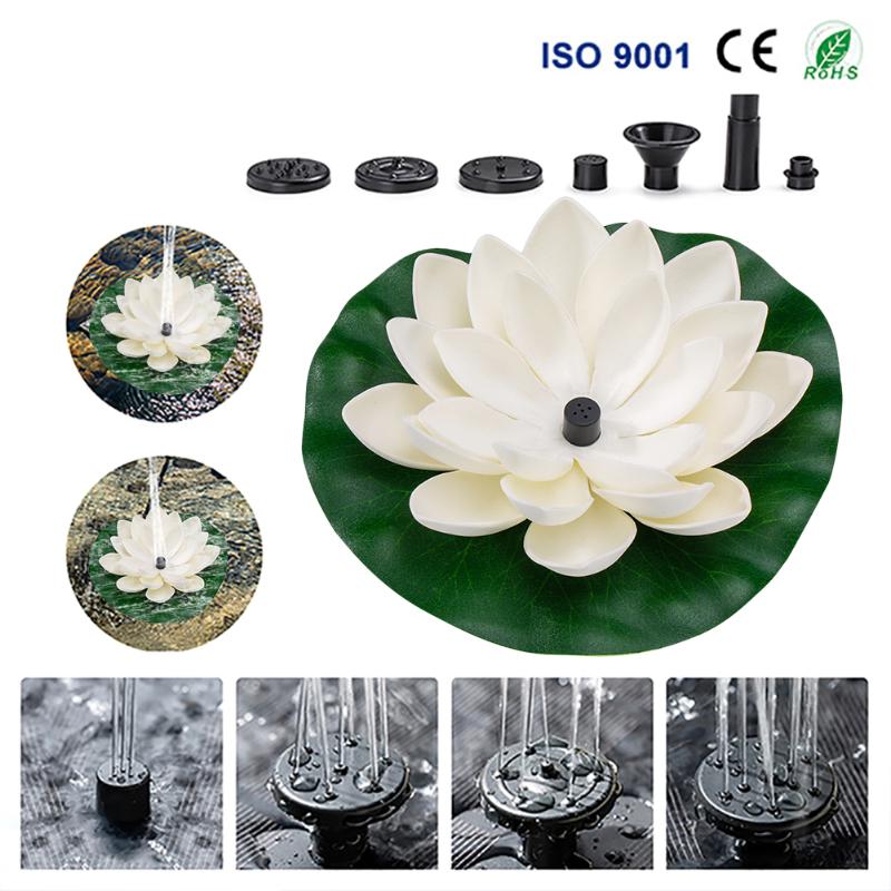 

Decorative Solar Water Fountain Floating Pool Pond Adult Floats Pump Garden Decoration Decorations