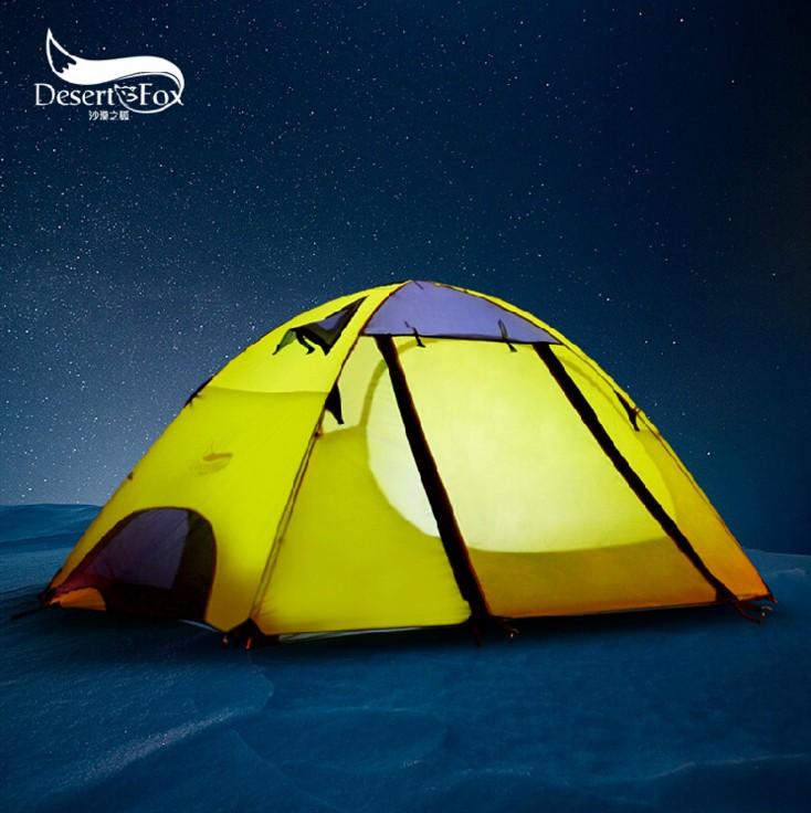 

Professional Climbing Tents Double Layers Bunk Camping Tent Outdoor Multiplayer Anti Storm Aluminum Pole And Shelters