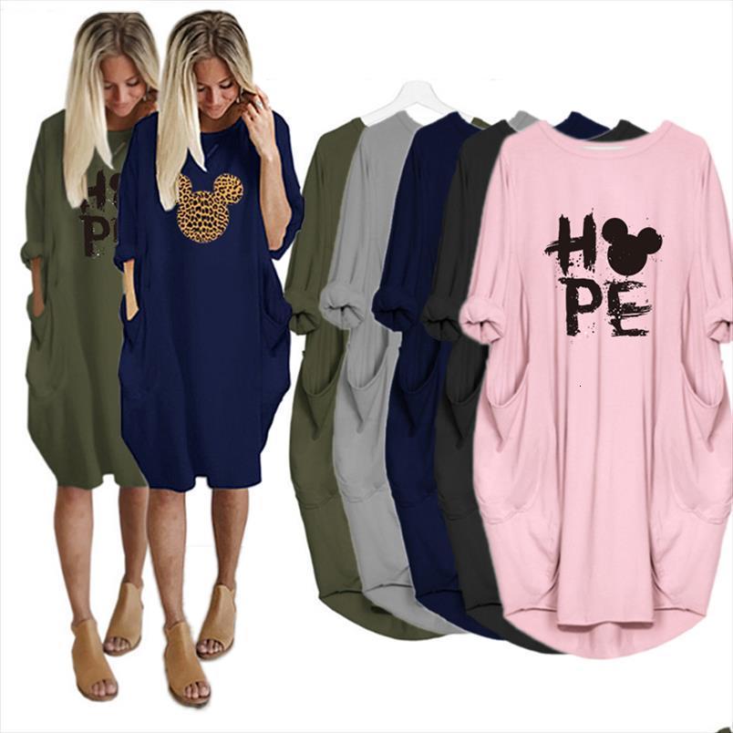 

autumn printing pocket loose women dresses vintage long sleeve clothes party casual sukienka plus size mujer, Black;gray