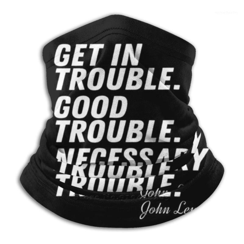 

Scarves Copy Of Get In Trouble. Good Necessary Trouble | John Lewis Microfiber Neck Warmer Bandana Scarf Face Mask