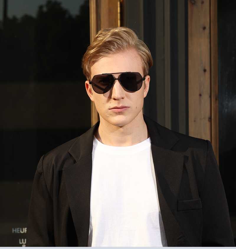 

Sunglasses Fashion Steampunk Men Brand Design Retro Goggles Round Glasses