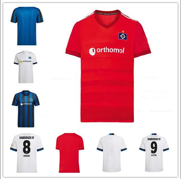

21 22 Hamburger SV Soccer Jerseys Home White VAGNOMAN ONANA LEIBOLD REIS KITTEL GLATZEL DUDZIAK 2021 2022 HSV men football shirts Uniforms D