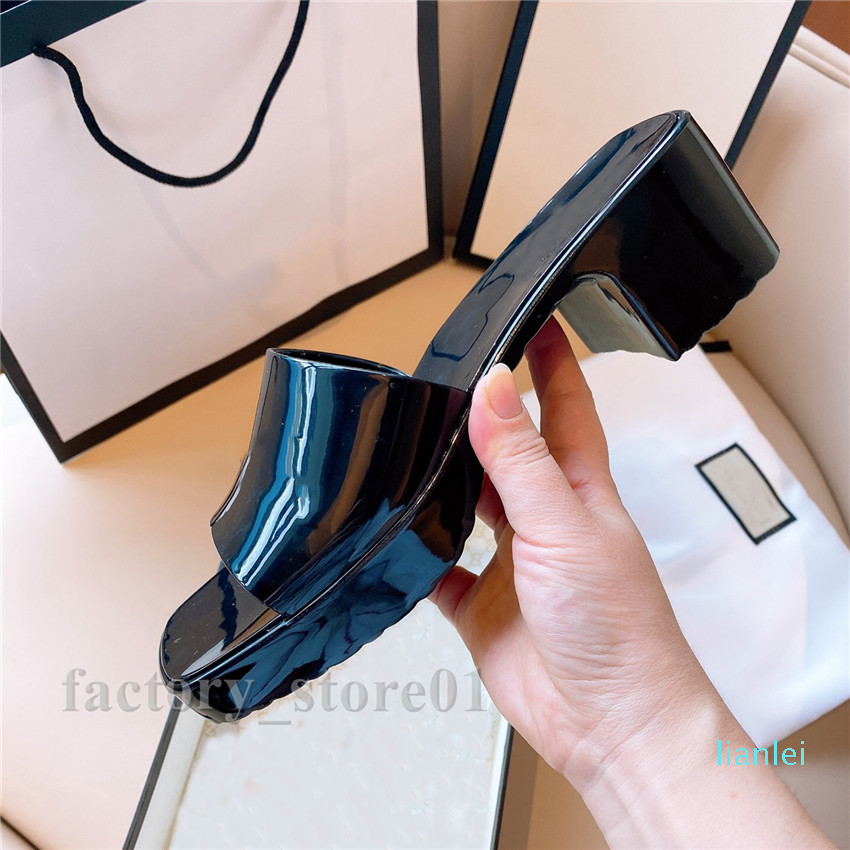

Attractive Womens Slipper Summer Sandals Scuffs Jelly Slippers Sandals Candy Slides High Heels Talons Ladies Sexy Black Comfort Shoes