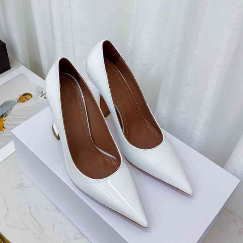 

Sandals Primavera e outono stiletto saltos femininos rasos estação europeia novo temperamento sapatos CBVW, 1# shoe box