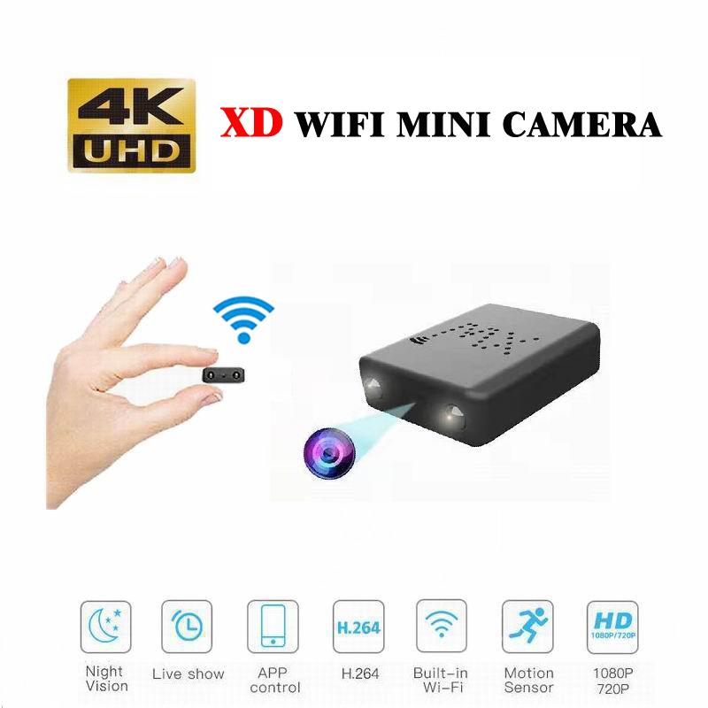 

Wifi IP Mini Camera 4K /1080P Cam Night Vision Micro Motion Detection DVR Camcorder XW Cameras