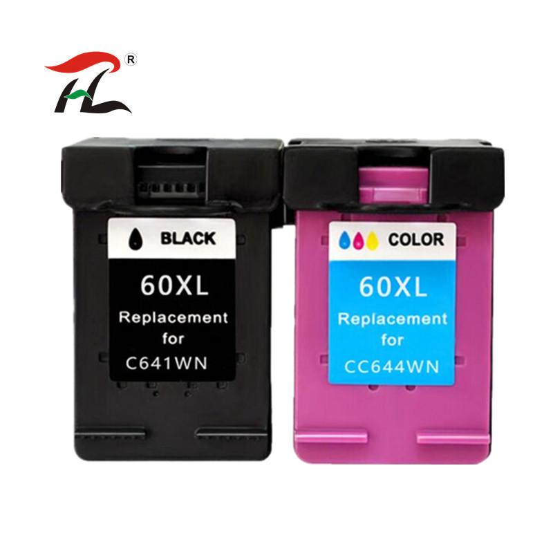 

Remanufactured For 60XL Ink Cartridge 60 Deskjet D2530 D2545 F2430 F4224 F4440 F4480 ENVY120 C4650 C4680 Cartridges