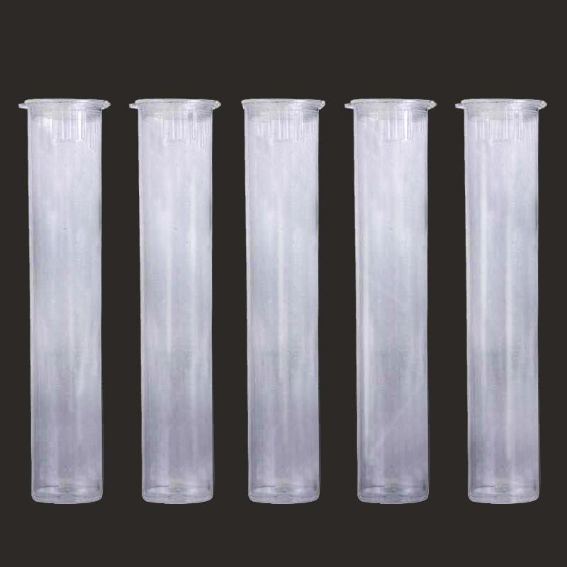 

packing bags Cartridges Packaging Tubes 0.5ml 1ml Plastic Tube Clear Childproof package For Cartridge Vape Pen PP pre roll 72mm Tub Containe