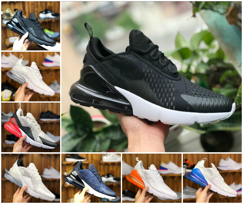 

270 Triple Black White Mens Running Shoes 270s Be True Womens University Red Sneakers Bred Platinum Tint Women Tiger Olive Blue Void Trainers Sports Designers, D034