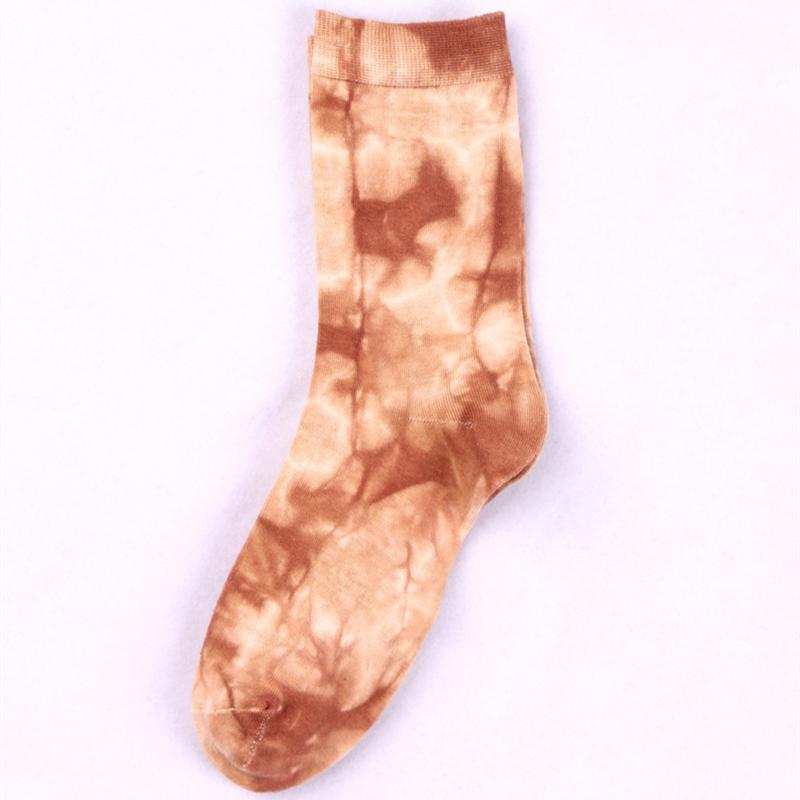 

Men's Socks Arrival Summer Men Fashion Cotton Tie Dye Sports For Skateboard Basketball Stockings, Black