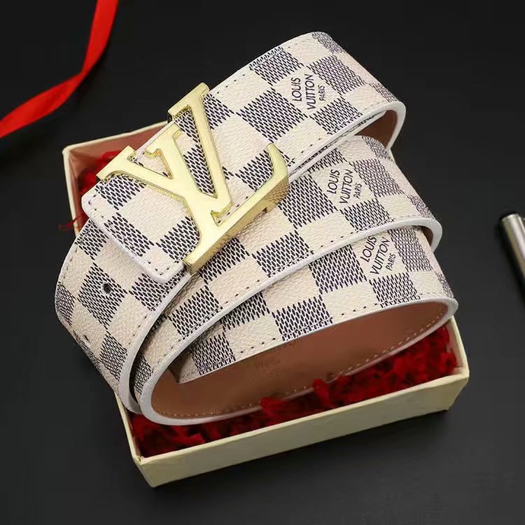 

2021 LVLOUISVITTON VUTTO Fashion Big Buckle Genuine Leather Belt Belts Men Women High Quality New Mens Belts AAAAA 999, Have box