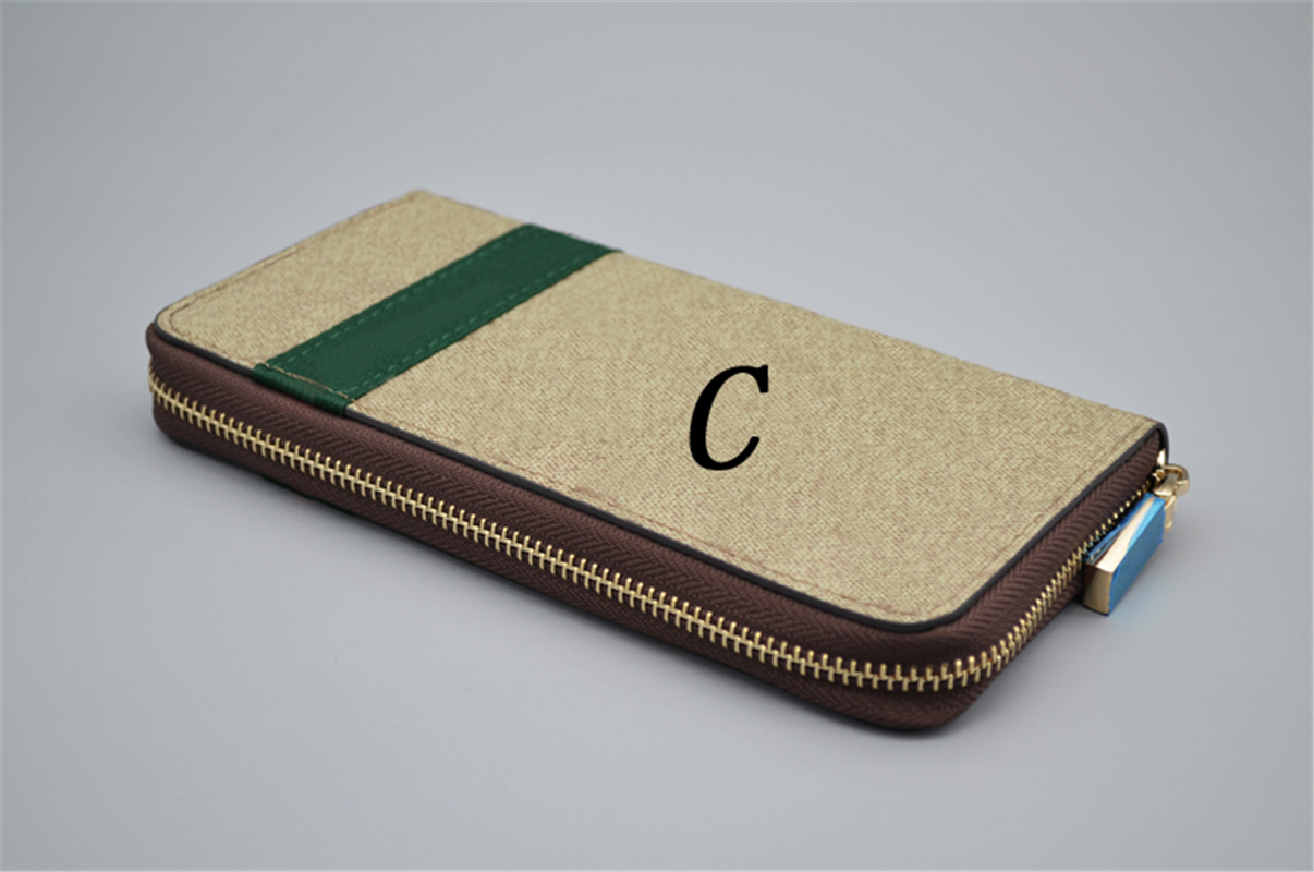 

2021 Luxurys Designers Wallet Fashion Bags Card Holder Carry Around Women Money Cards Coins Bag Men Leather Purse Long Business Wallets Letter 02, Brown big letters