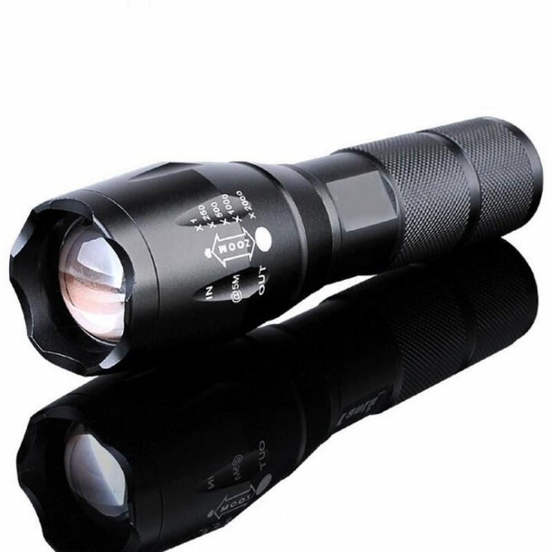 

Rechargeable CREE XML T6 Linterna Torch 4000 Lumens 18650 Battery Outdoor Camping Powerful Led Flashlights Torches