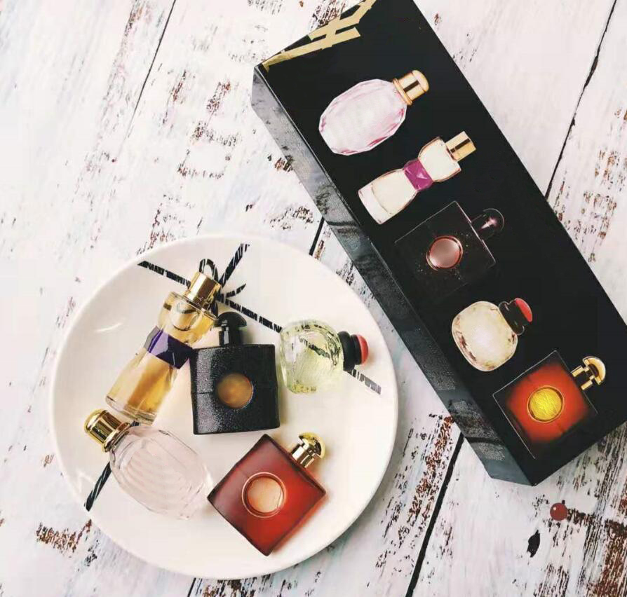 

2021 High end brand FASHION 5 pcs set Attractive fragrance quality perfume long lasting fast 0205