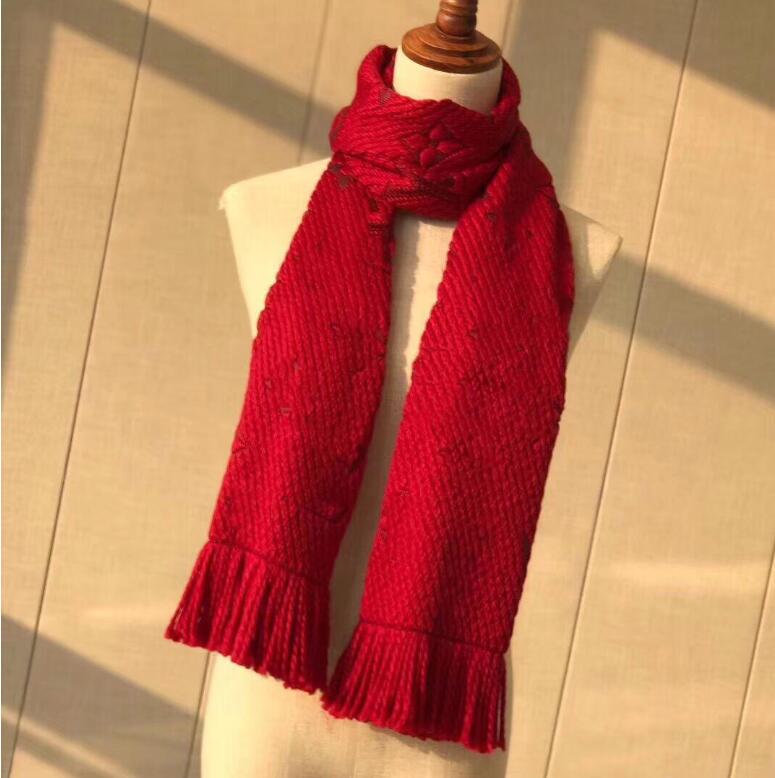 

2021 Luxury Winter Cashmere Scarf Pashmina For Women Brand Designers warm Fashion imitate Wool Long Shawl Wrap A551