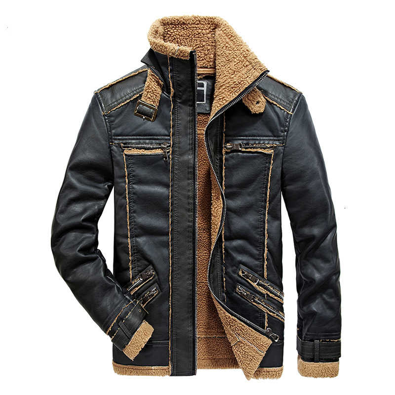 

Male Winter Flowers Leather Men Fashion Stitches Casual Pu Learning Jackets Herfst Streetweartbbaiaaa, Black