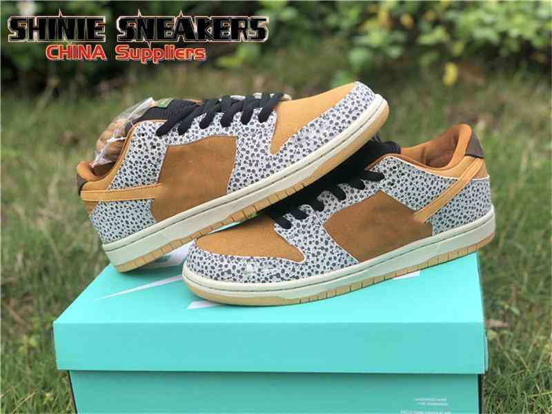 

SB Safari Low Neutral Grey Kumquat-Desert Ochre Men Women Sports Shoes Sneakers With CD2563-002, Bubble wrap packaging