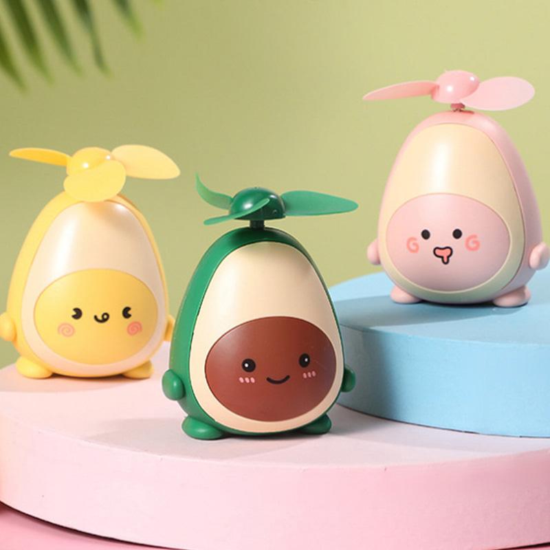 

Avocado Mini USB Fan Charging Cute Handheld Portable Small Girl Office Cartoon Student Dormitory Gift Electric Fans
