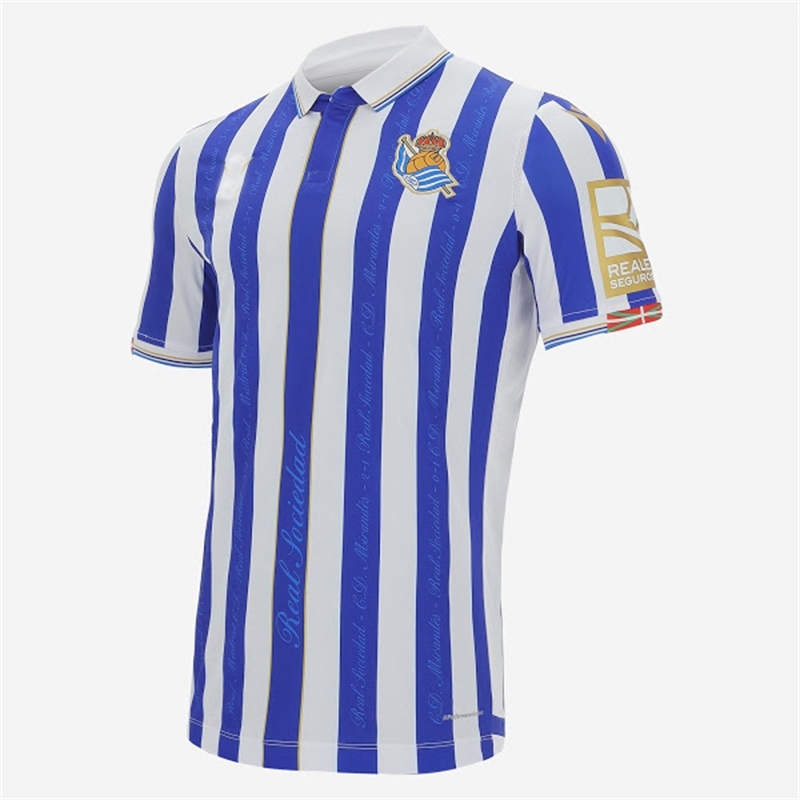 

New Real Sociedad ft special edition home jerseys Copa del Rey Final shirt 20/21 RS Oyarzabal football camisetas de ftbol 210323, White;black