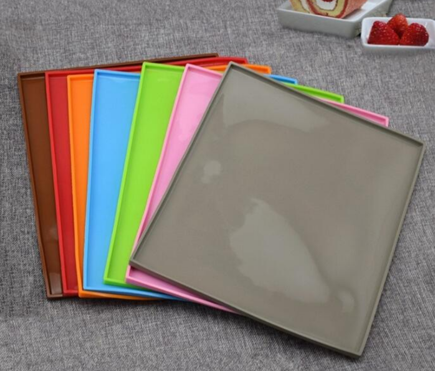 

Non Stick Silicone Baking Mat Multi Function Swiss Roll Dough Pad Anti Skid Rectangle Kitchen Accessories Healthy ju0599