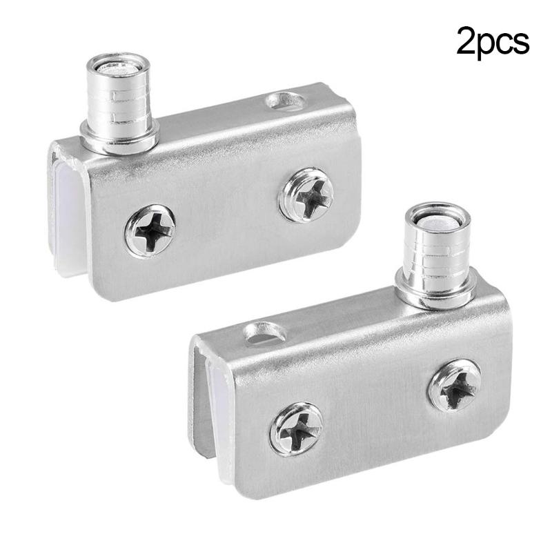 

Glass Door Cupboard Hinge Adjustable Clamp Pivot Clip For 5-8mm Thickness Cabinet With Upper Lower Shaft Bath Accessory Set