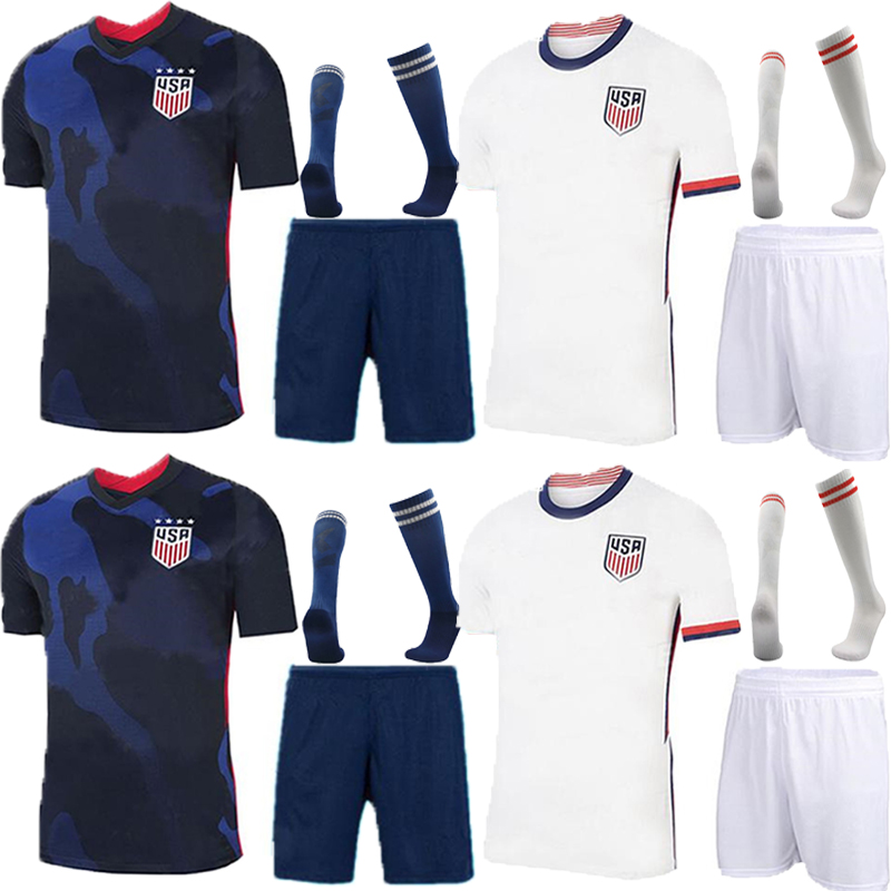 

Adult kit 20 21 US Soccer Jersey PULISIC YEDLIN BRADLEY Shirt United State Mens WOOD DEMPSEY ALTIDORE Football Uniform, Black