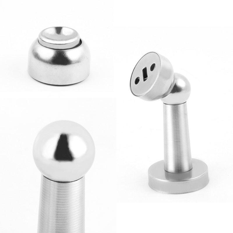Stainless Steel Deur Stopper Doormagnet Door Holder Ferma Porta Noiseless Thickened Magnetic Door Stopper Home Improvement-image-690310082
