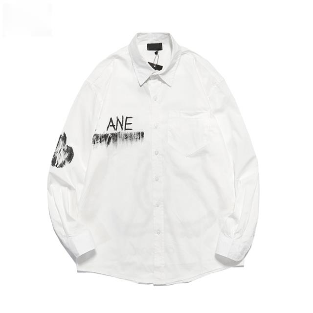 2021 Polka Dot Mens Designer Shirt Autumn Long Sleeve Casual Dress Shirts Style Homme Clothing M-2XL#60-image-710871313