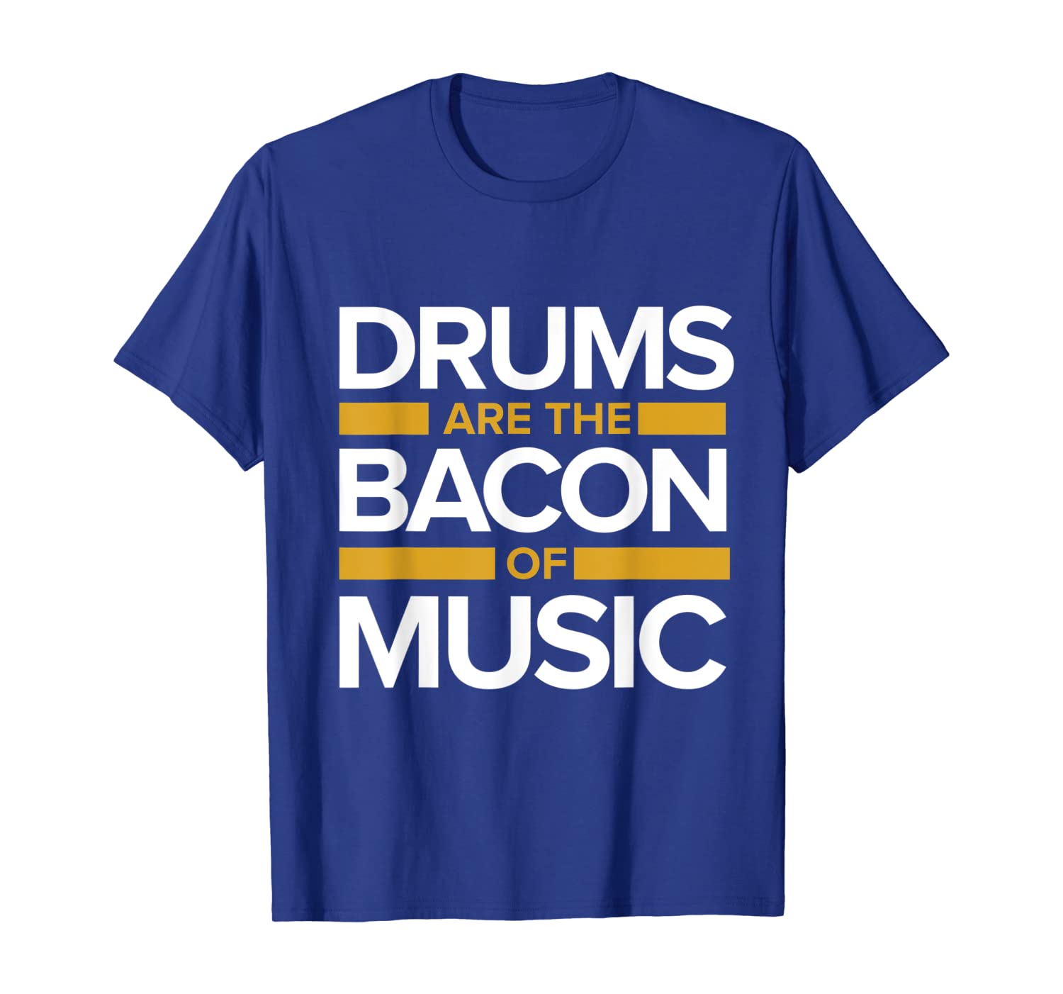 

Drummer Gifts Music Musical Instrument Drums T-Shirt, White;black