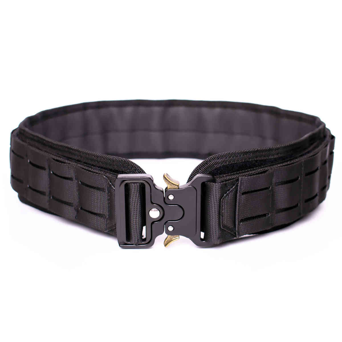 

Wholale Men Gun Belt Military Nylon Battle Belts Heavy Duty Tactical Belt with Inner Anti-Slip Pad, Black