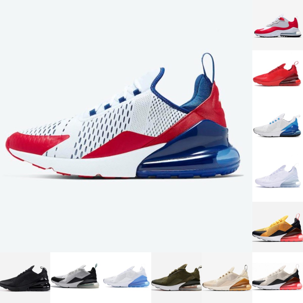 

high quality Cushion 270s Mens Running Shoes CNY Rainbow Heel 270 Trainer Road Star BHM Iron Bred 27c Women Sports Sneakers Outdoor Shoe